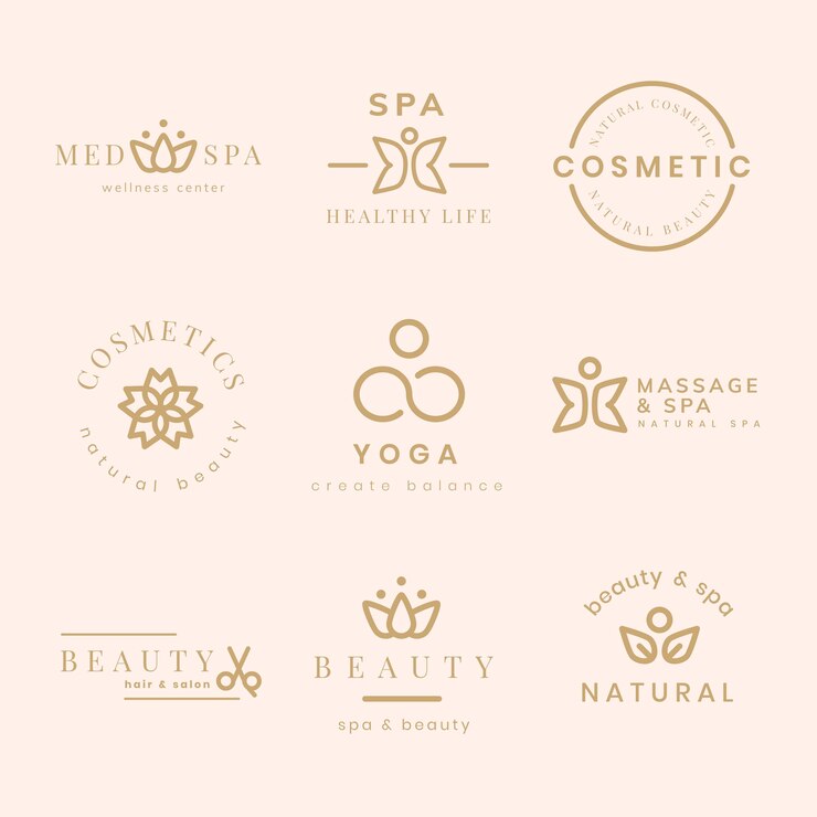 Vector Gratis beauty spa logo, creative modern design vector set