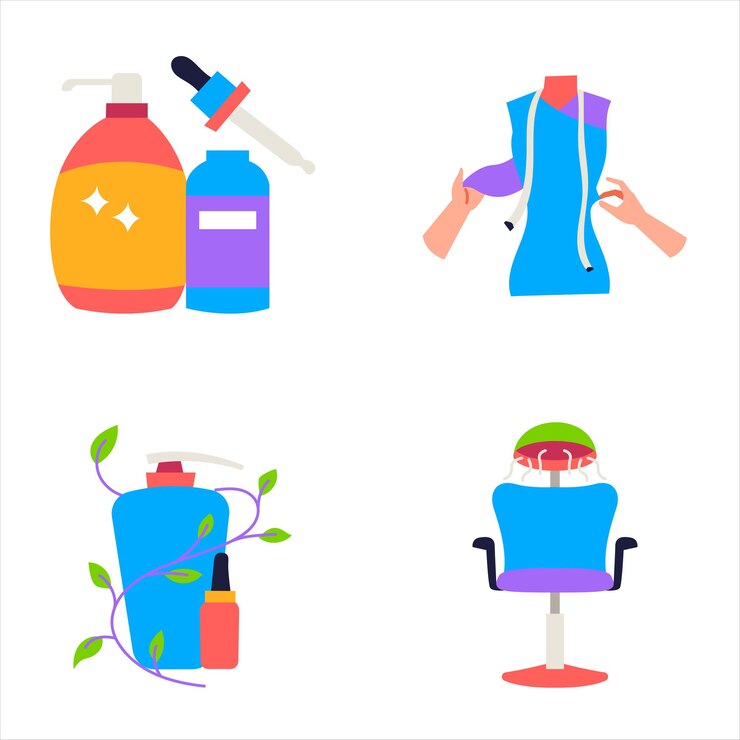 Vector Gratis beauty treatment sticker part 4