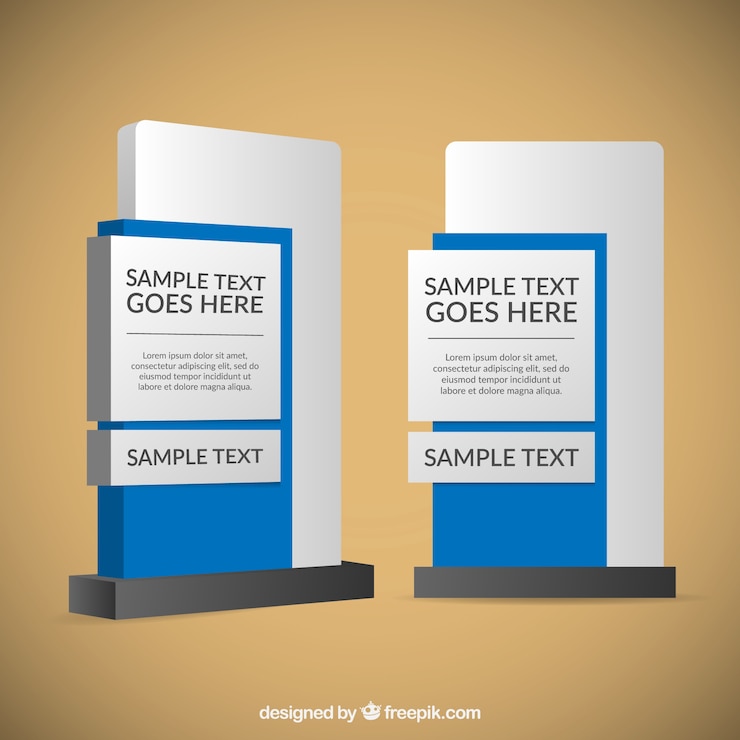 Vector Gratis billboards template