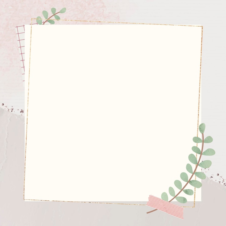 Vector Gratis bingkai emas berdaun di latar belakang beige