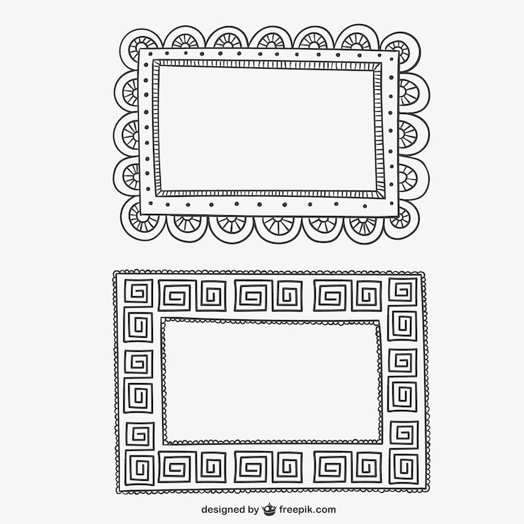 Vector Gratis bingkai hias