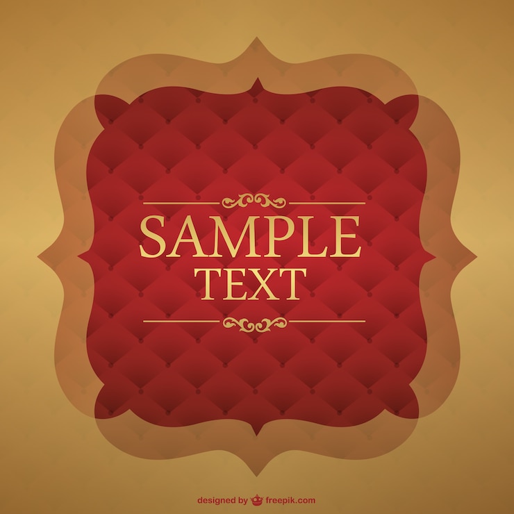 Vector Gratis bingkai vintage elegan