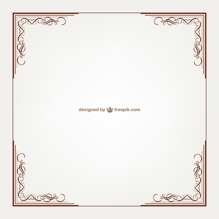 Vector Gratis bingkai vintage