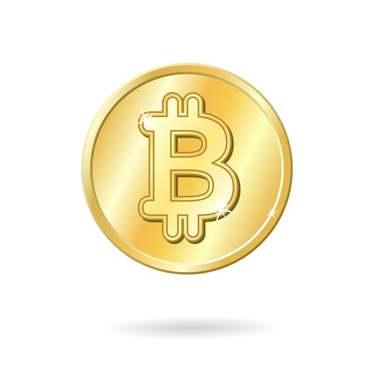 Vector Gratis bitcoin currency sign
