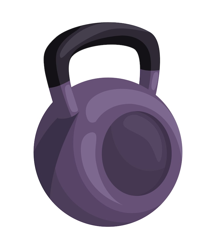 Vector Gratis black dumbbell gym equipment isolated icon