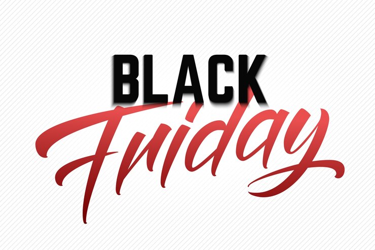 Vector Gratis black friday sale lettering