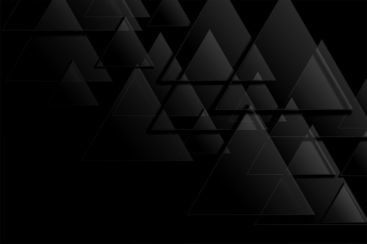 Vector Gratis black triangle wallpaper background design