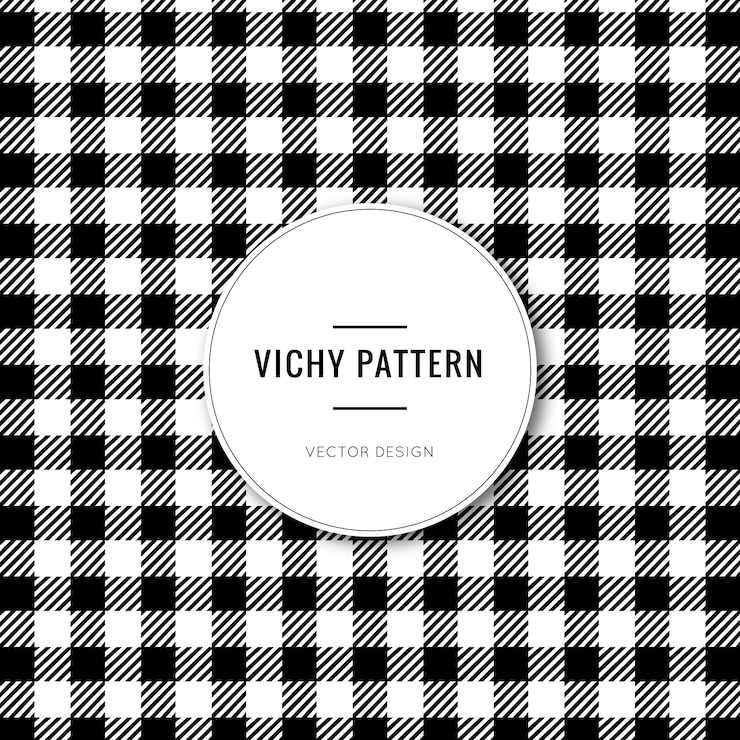 Vector Gratis black vichy pattern