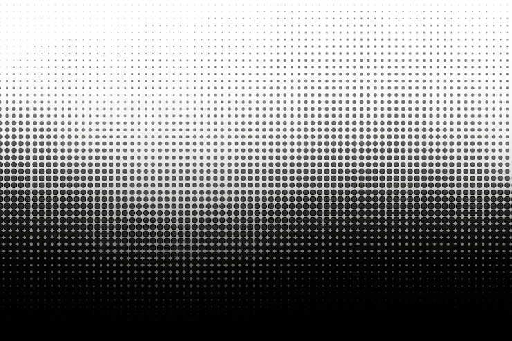 Vector Gratis black wave halftone background