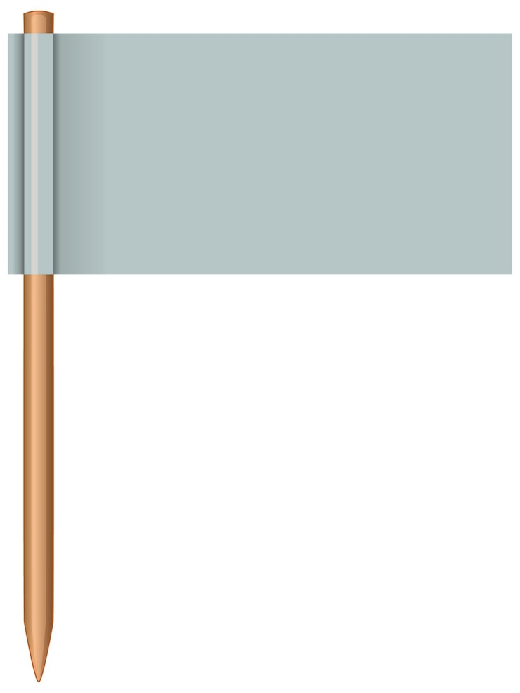 Vector Gratis blank banner on wooden pole illustration