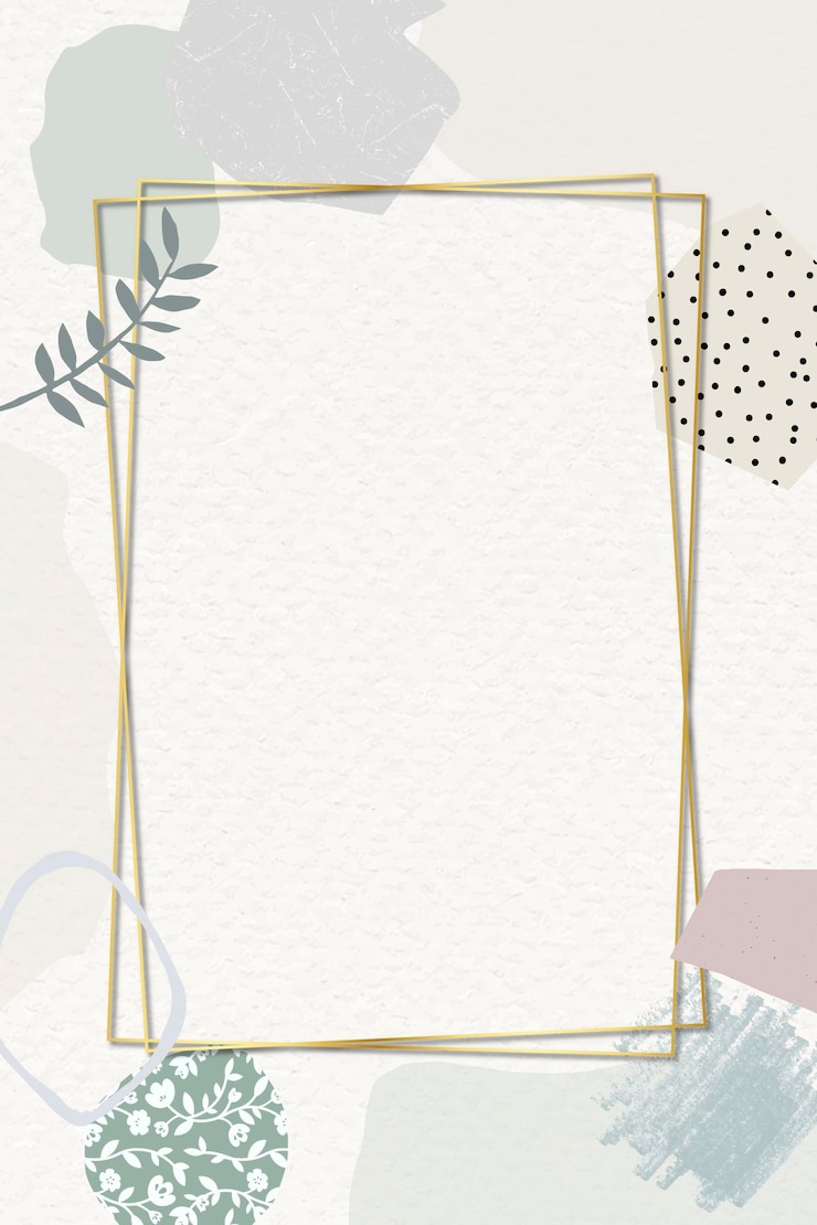 Vector Gratis blank geometric rectangle frame background