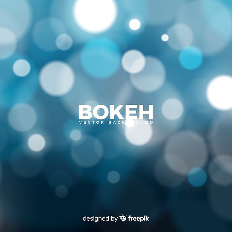 Vector Gratis blue blurred background concept