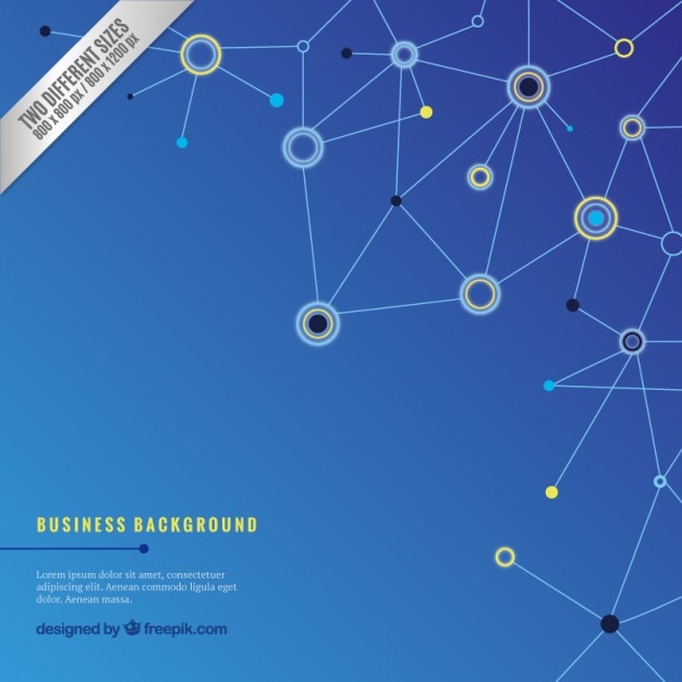 Vector Gratis blue business background