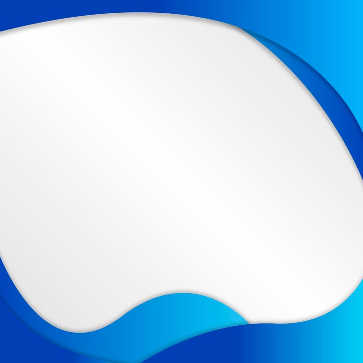 Vector Gratis blue fluid shape frame design resource