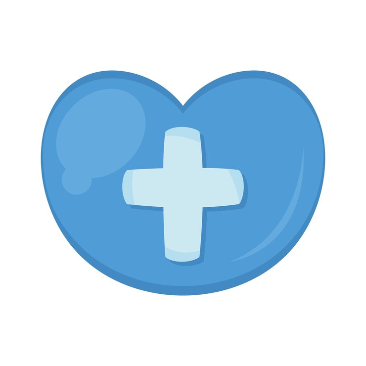 Vector Gratis blue medical heart