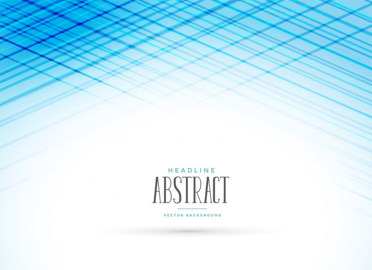 Vector Gratis blue presentation background with line effect