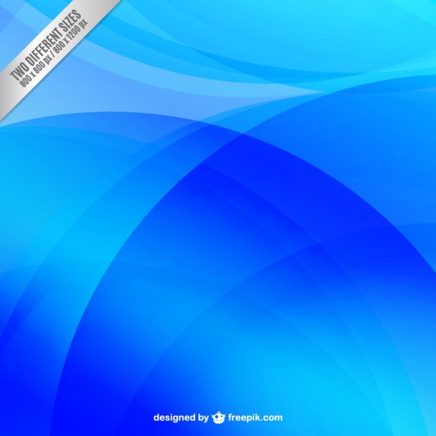 Vector Gratis blue waves background in abstract style