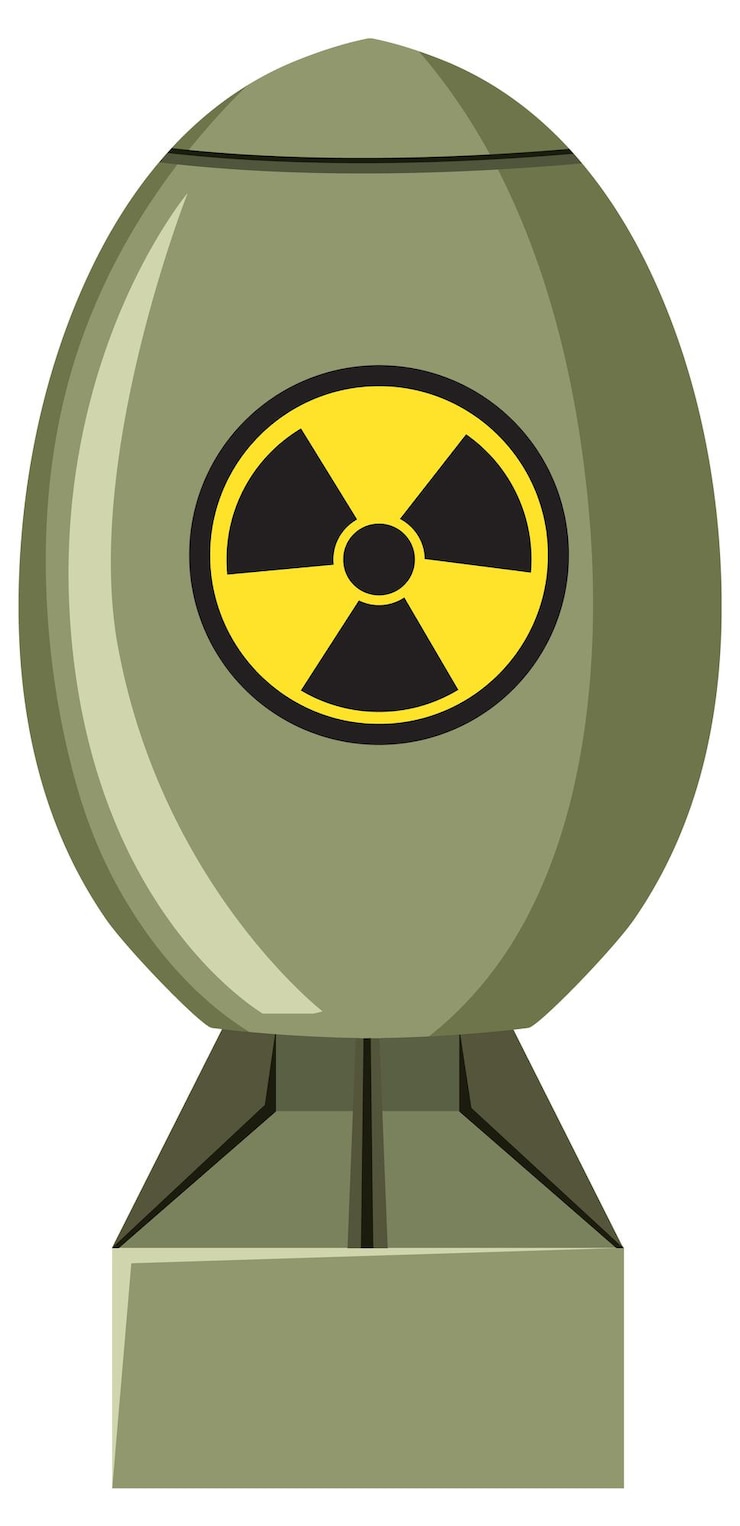 Vector Gratis bom fisi nuklir plutonium