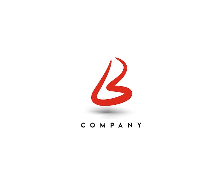 Vector Gratis branding identity corporate vector logo b design.