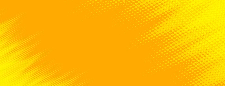 Vector Gratis bright yellow banner with halftone effect