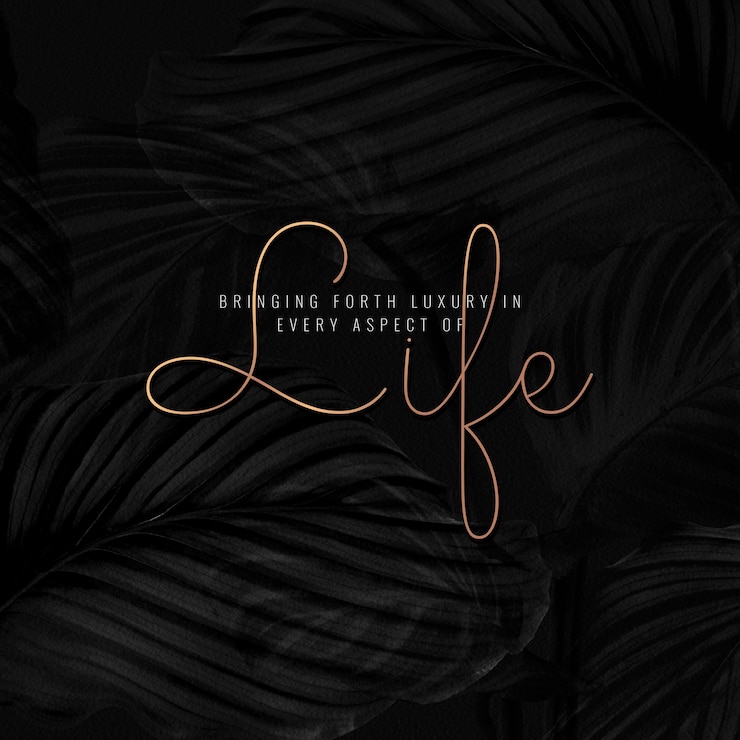Vector Gratis bringing forth luxury in every aspect of life on a leaf background