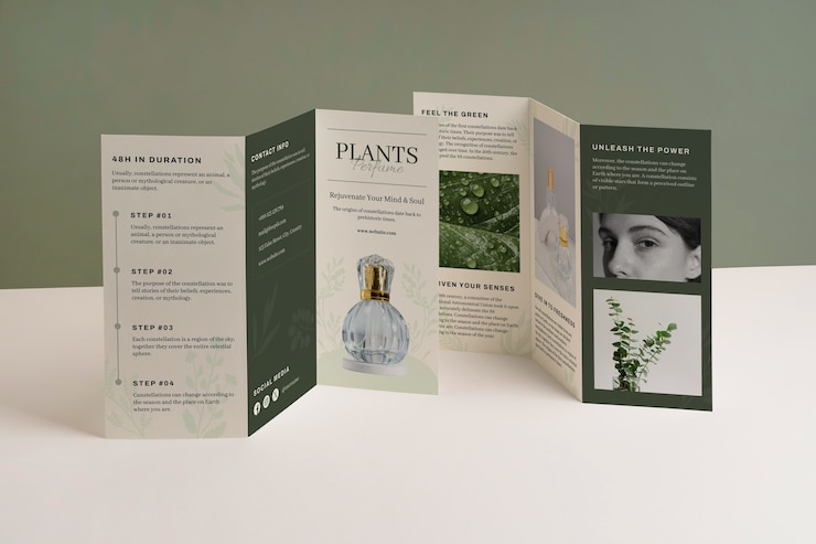 Vector Gratis brochure template design