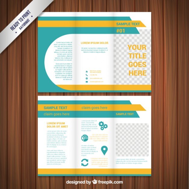Vector Gratis brosur bisnis