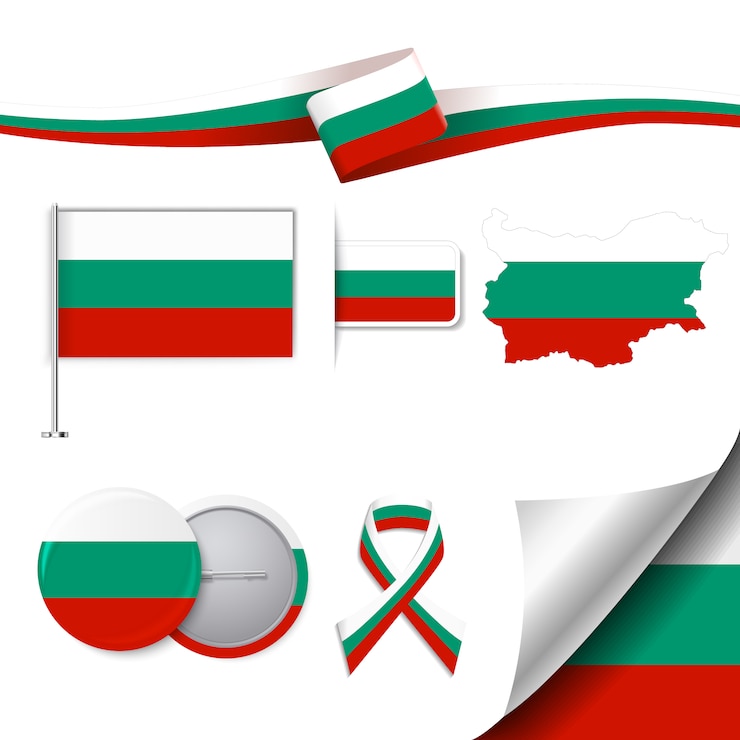 Vector Gratis bulgaria representative elements collection