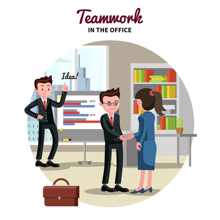 Vector Gratis business partnership template