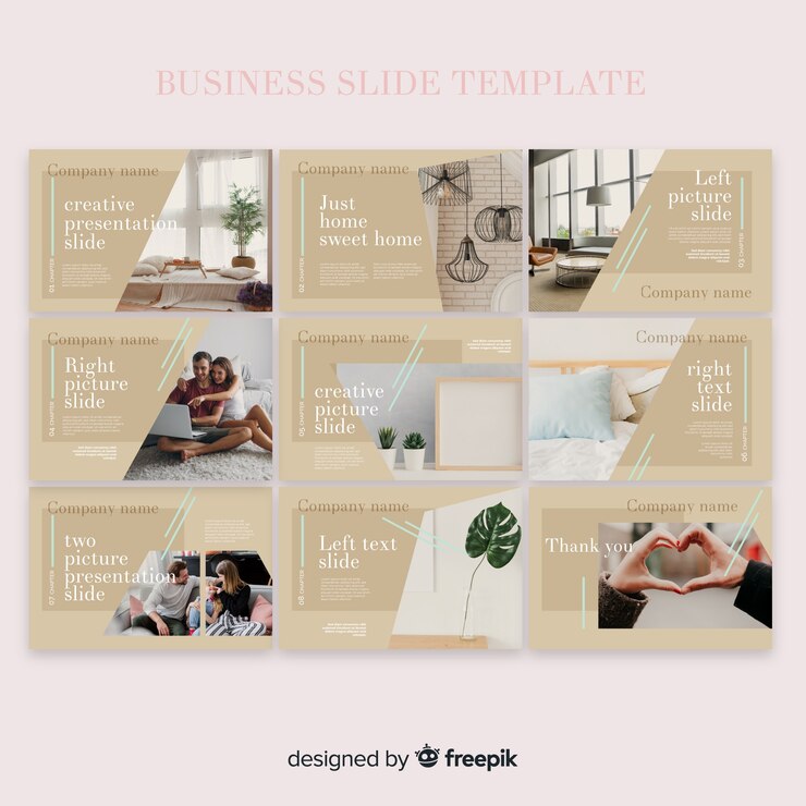 Vector Gratis business slide presentation template