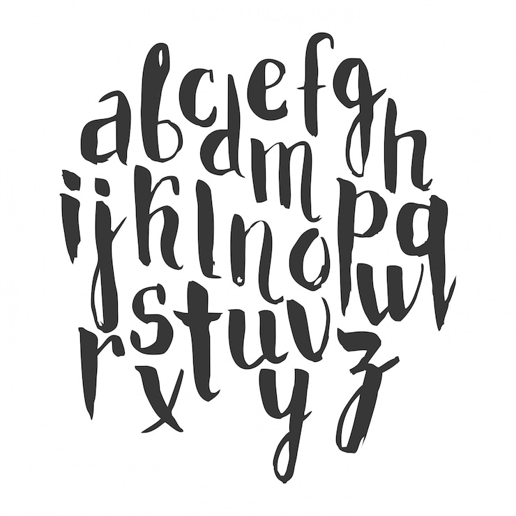 Vector Gratis capital letters