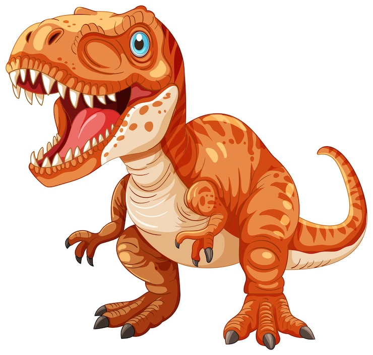 Vector Gratis cartoon trex dinosaur illustration