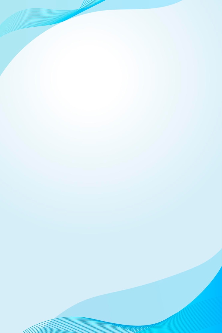 Vector Gratis cerulean blue curve frame template vector