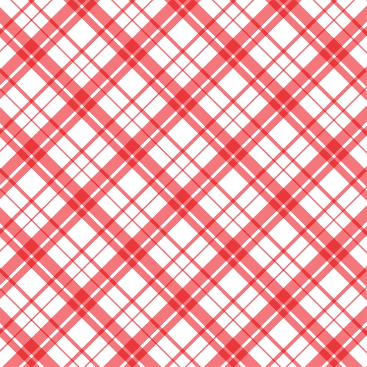 Vector Gratis christmas themed background with a red plaid pattern