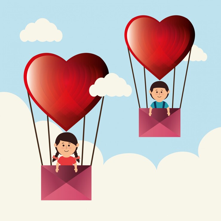Vector Gratis cinta dan hari valentine