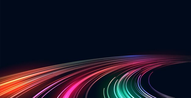 city light trails motion background