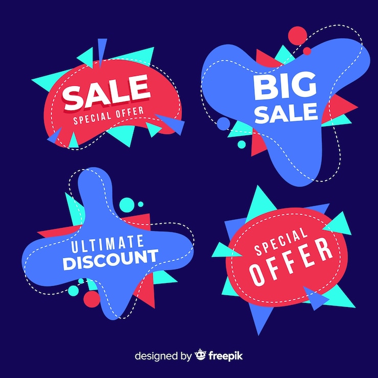 Vector Gratis collection of abstract sales banner