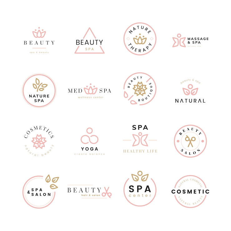 Vector Gratis collection of beauty and spa logos