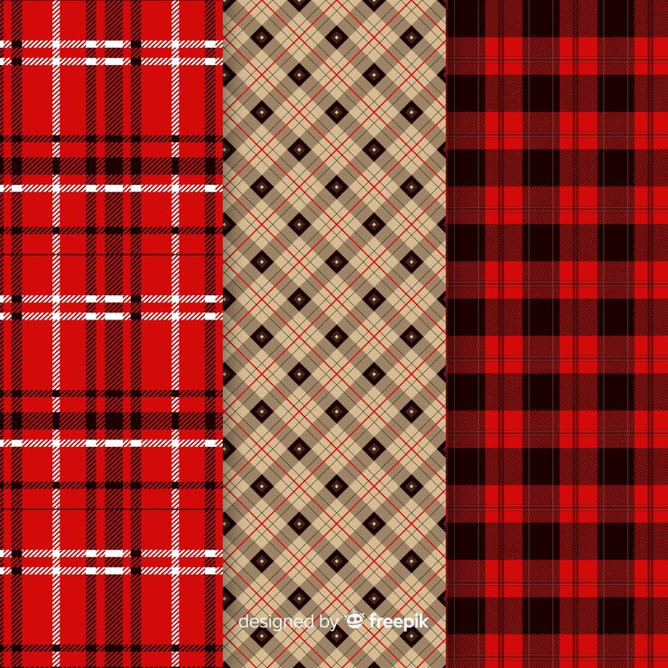Vector Gratis collection of buffalo pattern