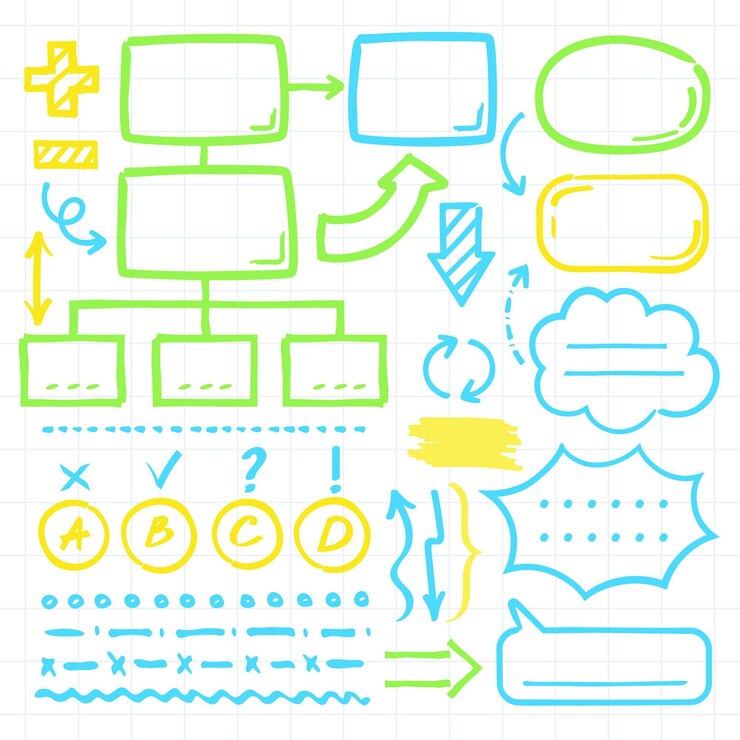 Vector Gratis collection of colorful infographic elements