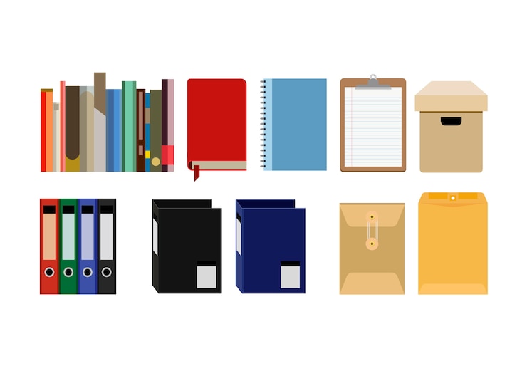 Vector Gratis collection of office supplies files