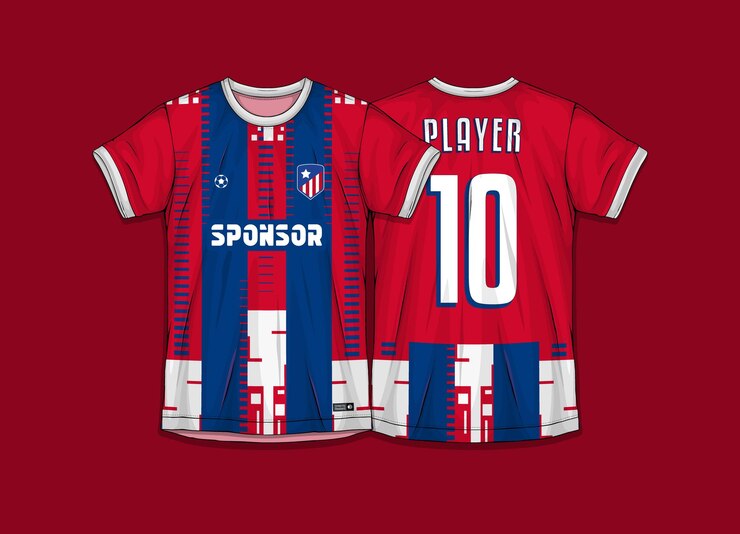 Vector Gratis collection of sports shirts soccer kit for sublimation