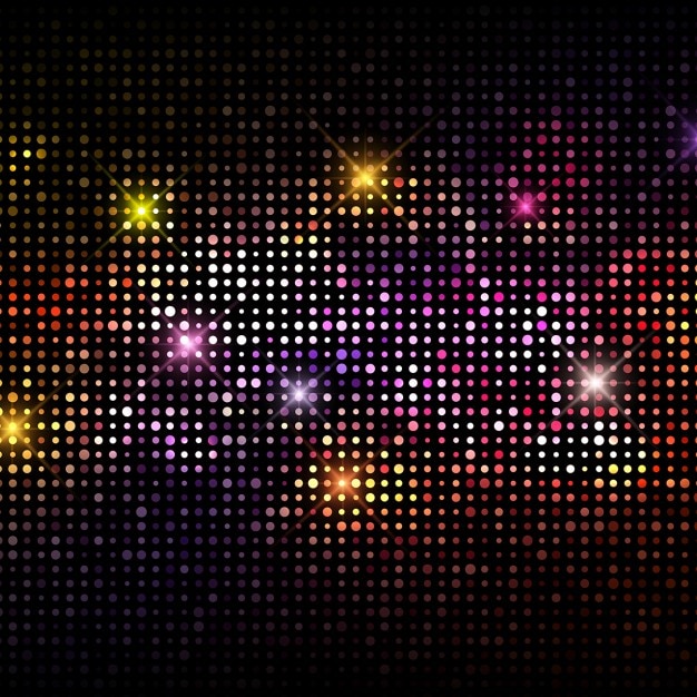Vector Gratis colorful background with party lights