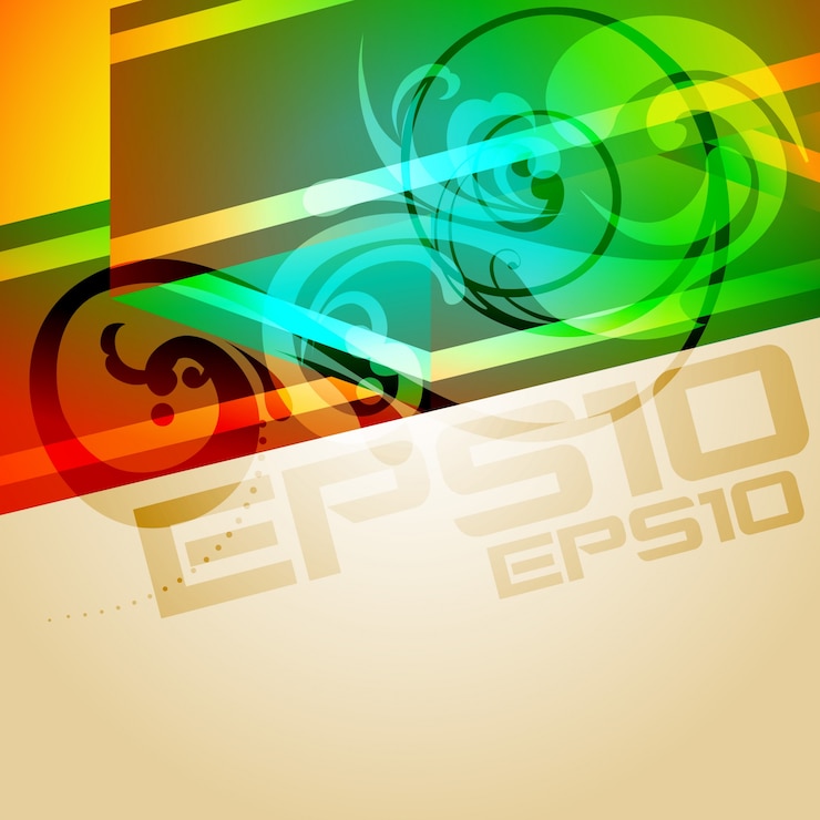 Vector Gratis colorful funky background