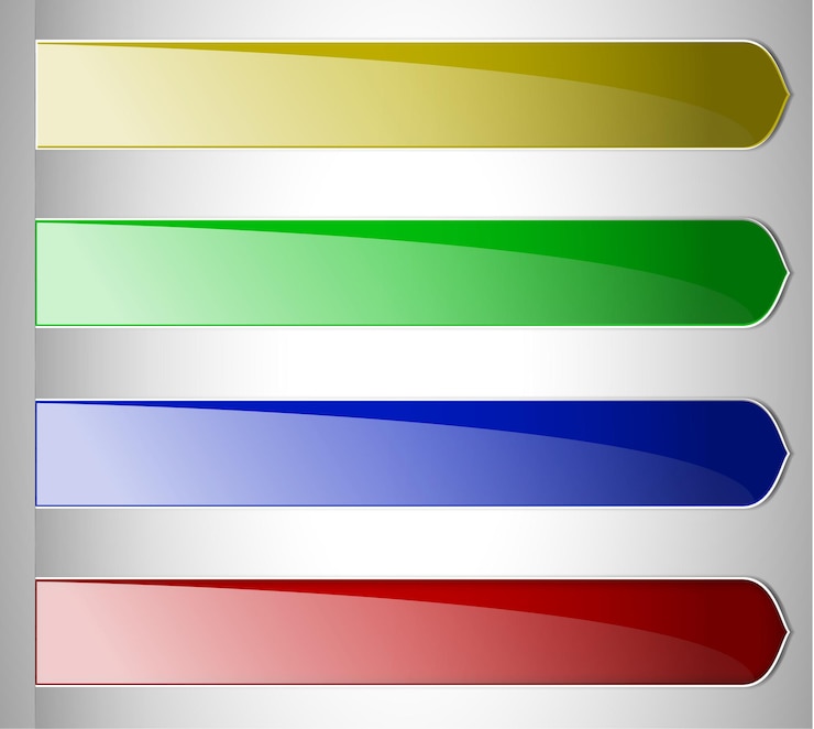 Vector Gratis colorful gradient banners