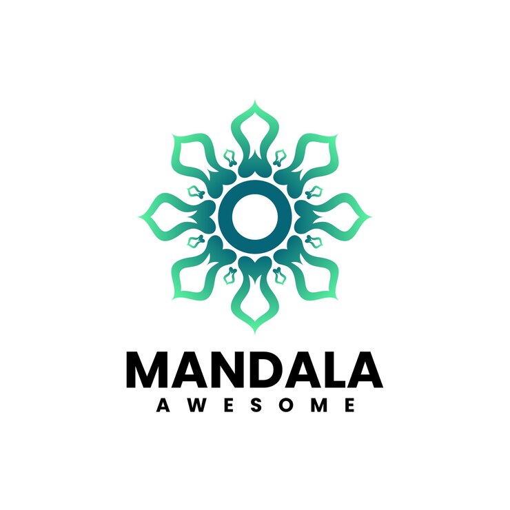 Vector Gratis colorful mandala illustration with geometric and floral design