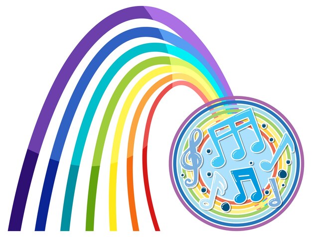 Colorful Musical Harmony Illustration