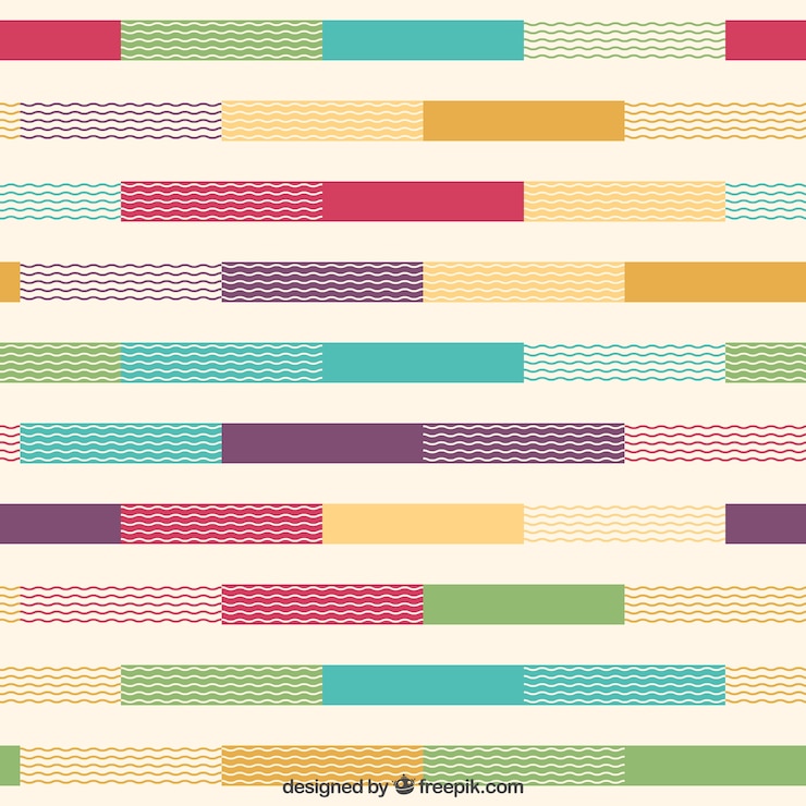 Vector Gratis colorful stripes background