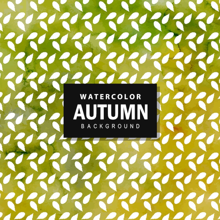 Vector Gratis colorful watercolor autumn background