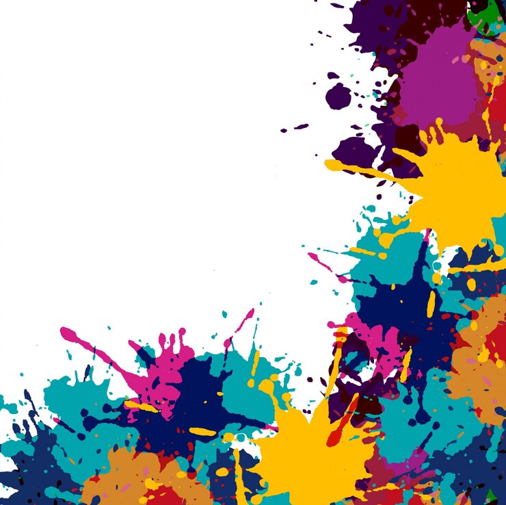 Vector Gratis colorful watercolor stains background